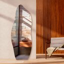 Ver imagem 1 de Espelho Grande Corpo Inteiro Flame com Moldura em Couro 3cm 170x70cm – Couro Preto