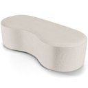 Ver imagem 3 de Puff Decorativo Orgânico para Living Quarto 140cm Orbit W01 Linho Cru - Lyam Decor