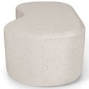 Ver mais imagens de Puff Decorativo Orgânico para Living Quarto 140cm Orbit W01 Linho Cru - Lyam Decor