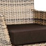 2 Poltronas Topazio Varanda Jardim Sacada Area Aluminio Fibra Capuccino A21 - 5