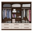 Ver imagem 4 de Guarda-roupa Casal 6 Portas 6 Gavetas Maximus Plus