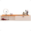 Ver imagem 1 de Penteadeira Camarim Decor Suspensa Mesa Bancada Cantinho Maquiagem Porta Nicho Decoração Quarto