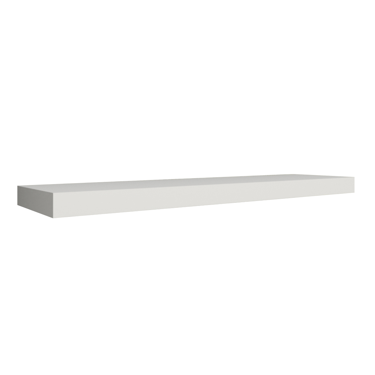 Prateleira Reta Decorativa 180x20 Mdf com Suporte Invisível Plancasa Branco Tx - 3