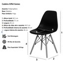 Ver imagem 4 de KIT COM 4 CADEIRAS UMIX-331F PRETA