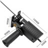 Adaptador de Serra Tico Tico Portátil Multifuncional com 3 Laminas Preto de Broca Elétrica Sawconver - 2