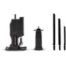 Adaptador de Serra Tico Tico Portátil Multifuncional com 3 Laminas Preto de Broca Elétrica Sawconver - 1