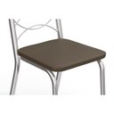 Ver imagem 4 de Kit 6 Cadeiras de Cozinha Holanda C009 6 Un Cromada/nude 16 - Kappesberg