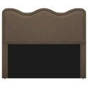 Ver imagem 6 de Cabeceira Solteiro Bari P02 90 cm Para Cama Box Suede Marrom