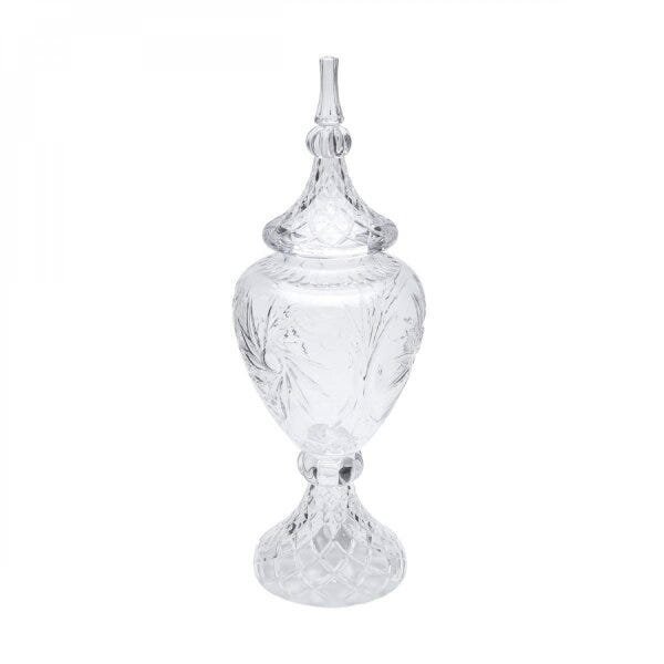 Potiche Persa de Cristal Prima 19,5cmx19,5cmx54cm Lyor - 1