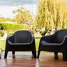 Poltrona de jardim Skarpo - Preto - 4