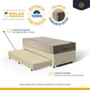 Ver imagem 5 de Cama Box com Colchão de Molas Ensacadas Ortobom Airtech Springpocket + Auxiliar Unique Solteiro 88cm