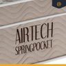 Cama Box com Colchão de Molas Ensacadas Ortobom Airtech Springpocket + Auxiliar Unique Solteiro 88cm - 10