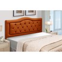 Ver imagem 1 de Cabeceira Cama Box King Size Estofada Madeira Belinha:terracota