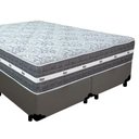 Ver imagem 5 de Cama Box Casal Bipartido Sintético + Colchão Anjos Black Graphite Molas Ensacadas 138cm Suporta At