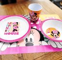 Ver imagem 6 de Jogo Americano Infantil Minnie Mouse Disney 43x28cm 4 Peças - Tuut