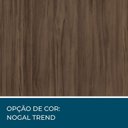 Ver mais imagens de Kit com 2 Armários para Escritório Semi-Aberto 2 Portas com Chave Marrom