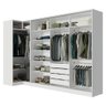 Guarda-roupa Modulado Neo + Guarda-roupa Royale 3 Portas de Correr Branco Madesa - 6