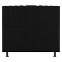 Ver imagem 5 de Cabeceira Cama Box Casal King Size Dublin 195cm Linho Preto - Desk Design