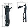 Kit 2 Suportes gancho vertical Bicicletário bike Bicicleta:Preto - 2