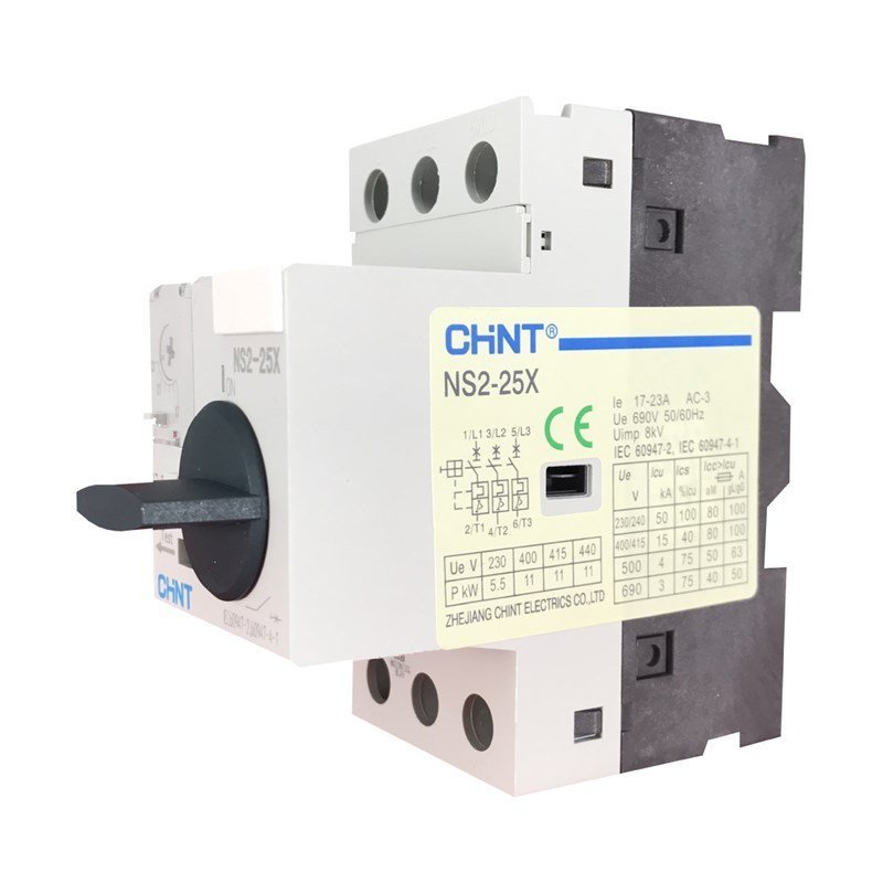 Disjuntor Motor | 17...23A 690V 8kV | NS2-25X | Chint - 3