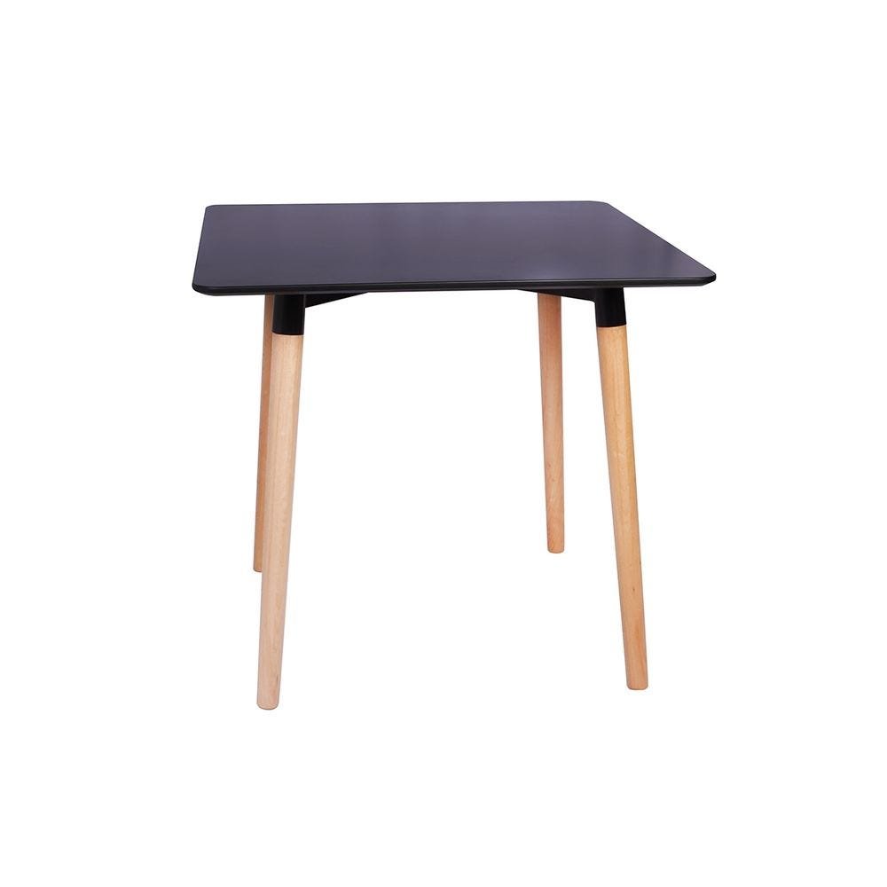 Kit Mesa Jantar Eiffel 80x80 Preta + 2 Cadeiras Charles Eames Eiffel - Azul - 2