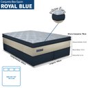 Ver imagem 3 de Cama Box Casal King Size 193x203x78cm Royal Blue Gazin Colchões Megasul