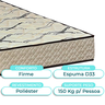 Kit Cama Box Bau + Cabeceira + Colchão Solteiro D33 - Maxsono - Paropas - 2