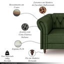 Ver imagem 3 de Conjunto de Sofá Sala de Estar Stanford Chesterfield 2 e 3 Lugares 180cm/260cm Pés Madeira Couro Ver
