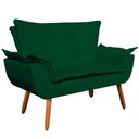 Ver imagem 2 de Kit 01 Namoradeira e 02 Poltronas Opala Suede Verde