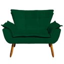 Ver imagem 7 de Kit 01 Namoradeira e 02 Poltronas Opala Suede Verde