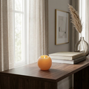 Ver imagem 6 de Cachepot LED Oval Pequeno com Acabamento em Cera Laranja - 11x9 cm