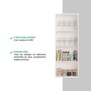 Ver imagem 6 de Armário Aéreo de Cozinha 1 Porta Branco Carraro