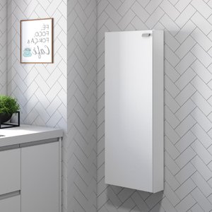 Armário Aéreo de Cozinha 1 Porta Branco Carraro