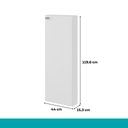 Ver imagem 3 de Armário Aéreo de Cozinha 1 Porta Branco Carraro