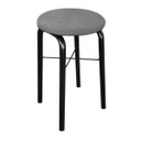 Ver imagem 3 de Kit 2 Puffs Manu Suede Grafite D'rossi