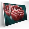 Quadro Tulipa Vermelha 90x60 Cm Vidro Impresso - 8