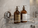 Ver imagem 1 de Prateleira Porta Shampoo Inox com Ventosa Dupla para Banheiro