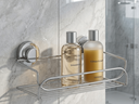 Ver imagem 2 de Prateleira Porta Shampoo Inox com Ventosa Dupla para Banheiro
