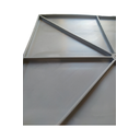 Ver imagem 4 de KIT 10 PÇS PISO TÁTIL ALERTA PVC 25X25 ARGAMASSADO PRETO