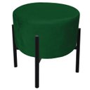 Ver imagem 1 de Puff Iron Suede Base Palito D'Rossi - Verde