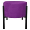 Puff Iron Suede Roxo Base Palito D'Rossi - 2
