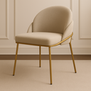 Ver imagem 1 de Cadeira Poltrona Decorativa Nuvem Premium Orgânico:bouclé Bege