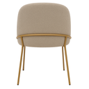 Ver imagem 4 de Cadeira Poltrona Decorativa Nuvem Premium Orgânico:bouclé Bege