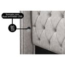 Ver imagem 4 de Cabeceira Cama Box King Size Estofada Couro Sintético Grécia:1829