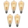 Kit 5 Lampadas Vintage Filamento LED ST64 4W 110V - 1