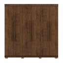 Ver imagem 6 de Roupeiro Elegance 6 Portas e 2 Gavetas Internas - Cor Imbuia Rústico - Vila Rica