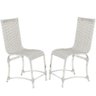 2 Cadeiras De Jantar Área Interna E Externa Mármore - 1