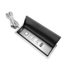 Ver imagem 1 de Porta-tomadas 3 Tomadas 10am + 3 Entradas para Usb Aço Inox Cozix