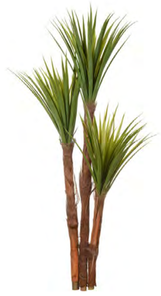 Planta Árvore Artificial Yucca X144 Verde 1,45cm