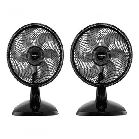 Kit 2 Ventilador de Mesa Britânia Bvt47 40cm 6p 220v